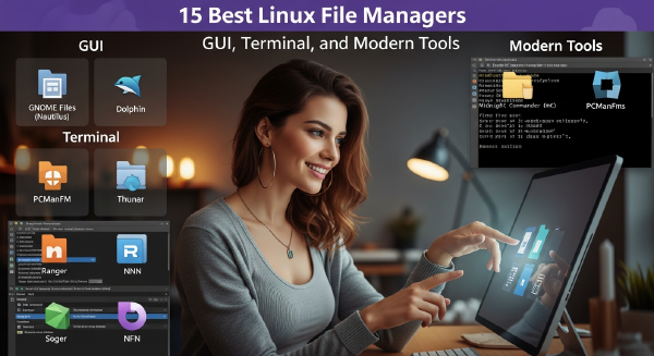 15 Best Linux File Managers: GUI, Terminal, and Modern Tools