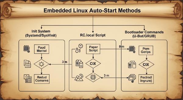 Embedded Linux Auto-Start: Boot Flow and Init Methods