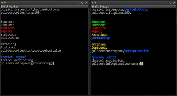 Enhancing Shell Scripts with Colored Terminal Output