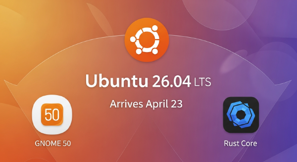 Ubuntu 26.04 LTS Arrives April 23 with GNOME 50 and Rust Core