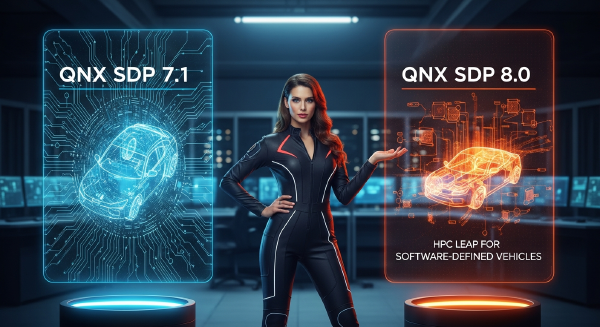 QNX SDP 8.0 vs 7.1: HPC Leap for Software-Defined Vehicles