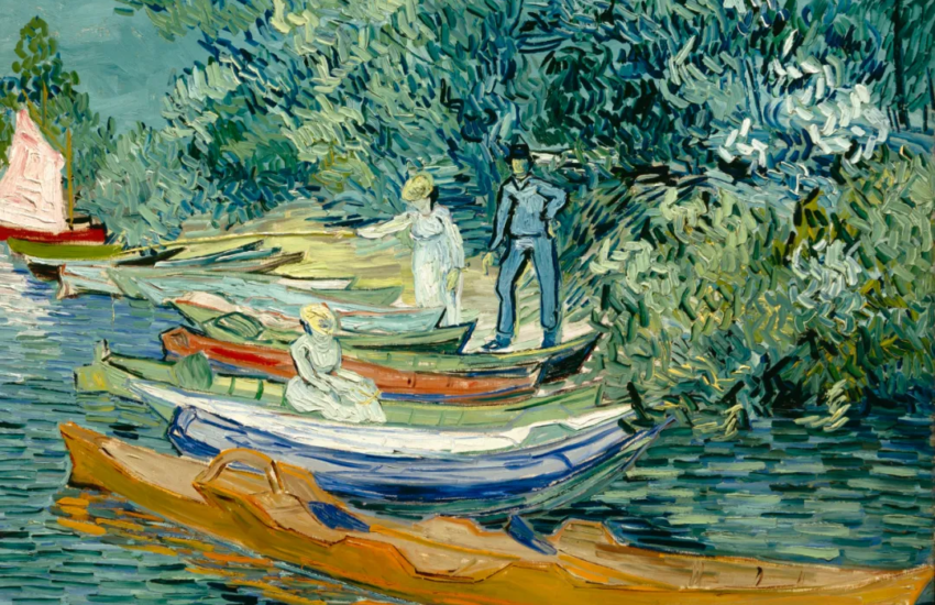 Rowing Boats on the Banks of the Oise